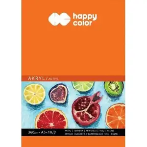 Painting Block A5 10 sheets white — Happy Color