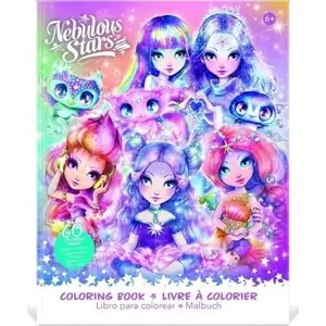 Coloring Book NEBULOUS STARS 11138 by NEBULOUS STARS — children's activity book, illustrated pages for coloring