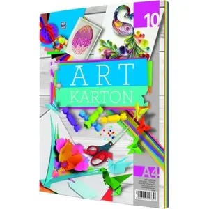 panta plast technical block A4 10-sheet colored — A4 colored notepad 10 pages