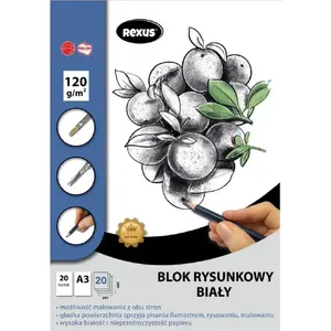 Drawing Pad Beniamin A3 20 sheets white – sketch paper block 290×420 mm