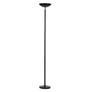 Floor lamp Unilux Dely 2.0 LED 24 W, black, aluminium/steel housing, 1.8 m cable, 1840 mm height