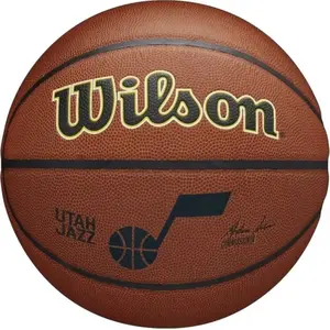 Мяч для баскетбола Wilson NBA Team Alliance Utah Jazz Размер 7 WZ4011902XB Коричневый