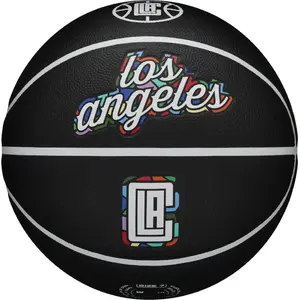 Мяч для баскетбола Wilson NBA Team City Collector Los Angeles Clippers WZ4016413ID размер 7 чёрный