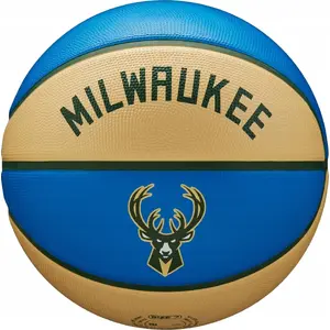 Basketbola bumba Wilson NBA Team City Edition Milwaukee Bucks izmērs 7 zila WZ4016517ID