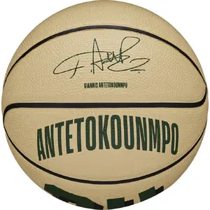 wilson NBA Player Icon Giannis Antetokounmpo mini bumba WZ4007501XB bēša, izmērs 3