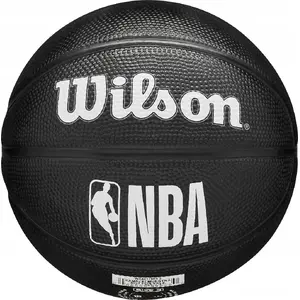 Basketball mini ball, wilson Team Tribute Brooklyn Nets Mini Ball WZ4017604XB, size 3, black