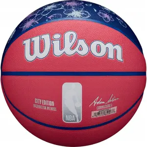 Мяч для баскетбола Wilson NBA Team City Collector Washington Wizards размер 7 розовый WZ4016430ID
