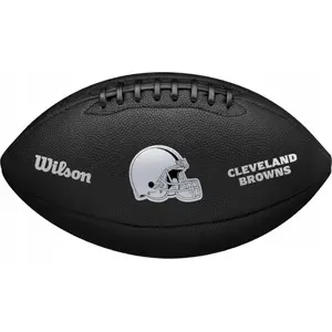 Wilson NFL Team Metallic Premiere Cleveland Browns Futbola bumba WF4015808XB, izmērs 9, melna