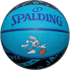 Баскетбольный мяч Spalding Space Jam Tune Squad IV 84-598Z размер 7 синий