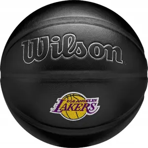 Basketbola bumba Wilson NBA Team Premiere Los Angeles Lakers WZ4026414XB izmērs 7 melna
