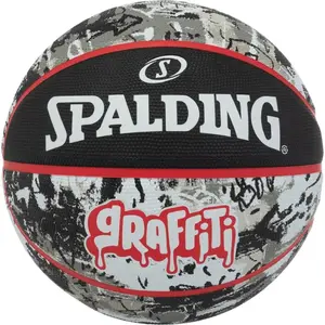 Мяч баскетбольный Spalding Graffiti 84378Z черный Size 7