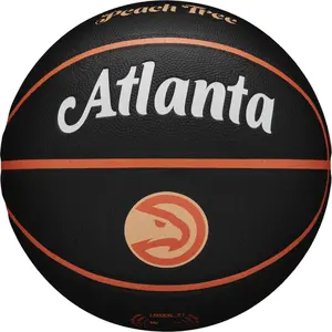 Basketbola bumba Wilson NBA Team City Collector Atlanta Hawks WZ4016401ID izmērs 7 melna