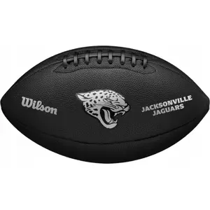 Amerikāņu futbola bumba Wilson NFL Team Metallic Premiere Jacksonville Jaguars WF4015815XB izm. 9 melna