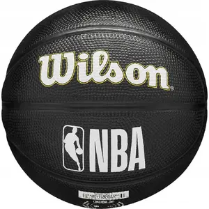 Mini basketbola bumba wilson Team Tribute Golden State Warriors WZ4017603XB izmērs 3 melna