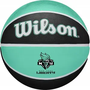 Basketbola bumba wilson WNBA Team Tribute New York Liberty WTB4600XBNYL Izm. 6 Melna