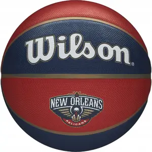 Basketbola bumba Wilson NBA Team New Orleans Pelicans WTB1300XBNO, izm. 7, sarkana