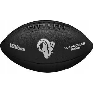 Wilson NFL Team Metallic Premiere Los Angeles Rams futbolbumba WF4015819XB — izmērs 9, melna