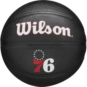Mini basketbola bumba Wilson Team Tribute Philadelphia 76ers WZ4017611XB — izmērs 3, melna