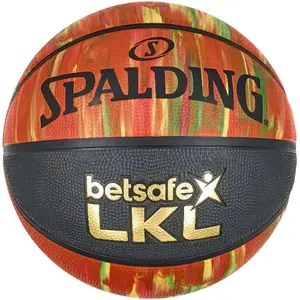 Мяч для баскетбола Spalding LKL Marble Series размер 7, игровой дизайн