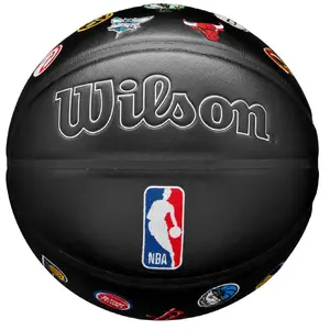 Баскетбольный мяч Wilson NBA All Team Premiere WZ4028601XB размер 7 чёрный