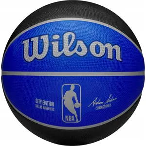 Мяч для баскетбола Wilson NBA Team City Edition Dallas Mavericks WZ4024207XB размер 7 синий