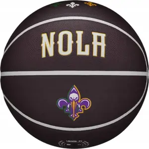 Мяч для баскетбола Wilson NBA Team City Collector New Orleans Pelicans, размер 7, коричневый (WZ4016419ID)