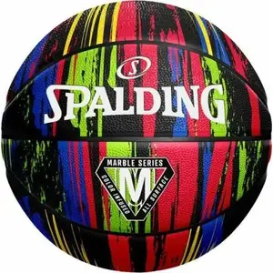Баскетбольный мяч Spalding Marble Ball 84398Z, размер 7, чёрный
