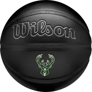 Basketbola bumba Wilson NBA Team Premiere Milwaukee Bucks WZ4026417XB izmērs 7 melna