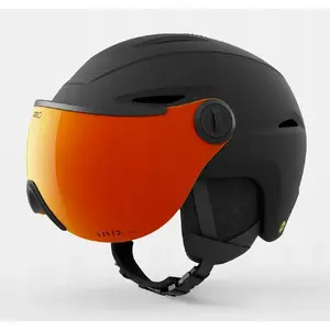 Protective Winter Helmet MIVIDA GIRO VUE MIPS matte black / VIVID ember, size 55.5–59 cm