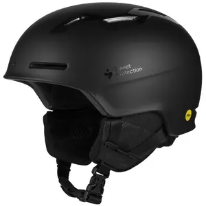 Open-face helmet SWEET PROTECTION Winder Black — in-mold construction, model 840104-DTBLK