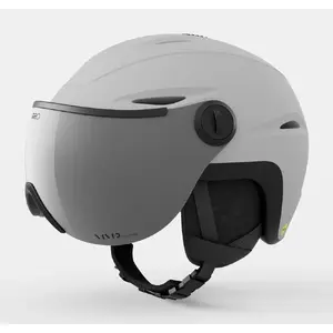 Ziemas ķivere MIVIDA VUE MIPS matēta gaiši pelēka / VIVID onyx izm. M (55,5–59 cm) 2025/2026