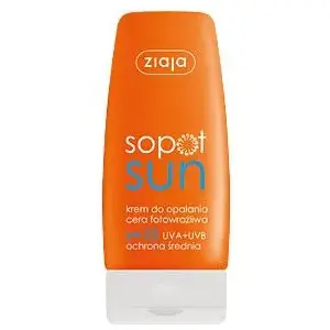 Sunscreen cream Ziaja Sopot Sun SPF 25 for photo‑sensitive skin 60 ml
