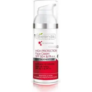 Face sunscreen cream Bielenda High Protection SPF 50+ & PA++ 50 ml