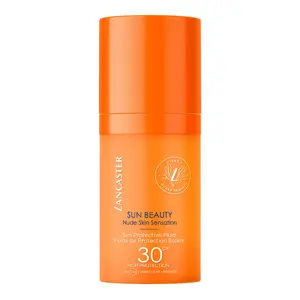 Sejas sauļošanās līdzeklis Lancaster Sun Beauty Face 30 Adults — pudele, aizsardzība un atjaunošana