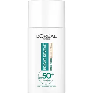 Facial Fluid L’Oreal Paris Bright Reveal Tinted SPF50+ — tinted sun protection fluid