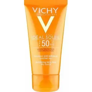 Sunscreen cream Vichy Capital Soleil SPF50+ 50 ml — high protection, mattifying