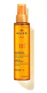 Sunscreen oil Nuxe Bronzing Oil SPF 10 150 ml — face and body spray