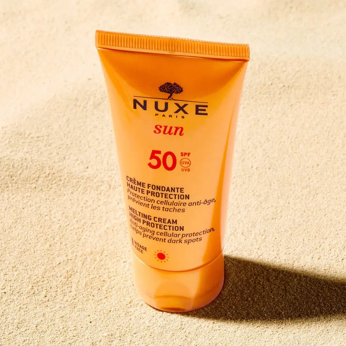 Солнцезащитный крем Nuxe Melting Face Cream SPF 50 Photo 2