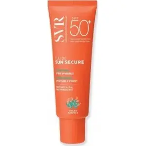 Pretapļošanās fluīds SVR Sun Secure Fluide SPF 50+ 50 ml — augstas aizsardzības sejas un ķermeņa līdzeklis
