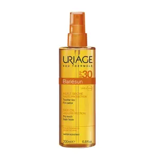 Масло‑солнцезащитное URIAGE Bariésun Dry Oil SPF30 200 мл — спрей для лица, волос и тела