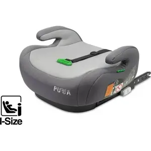Bērnu autosēdeklis Caretero Puma i-Size, pelēks, piemērots augumam aptuveni 125–150 cm