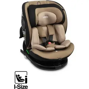 Bērnu auto sēdeklis Caretero MOKKI I‑SIZE bēšs, priekš bērniem 40–150 cm (I‑Size)