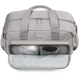 Travel Bag for Mom J.L.Childress ON-2418 — gray, travel diaper/utility bag