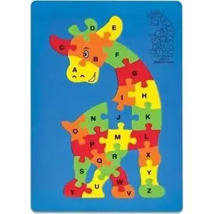 Foam Play Mat Puzzle w&k Żyrafa – interlocking foam tiles with giraffe design