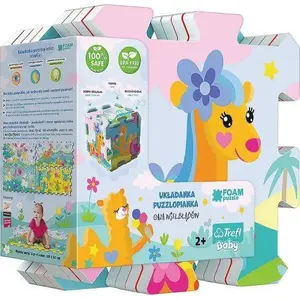 Puzle TREFL Puzzlopianka Oaza Wielbłądów (61264) — bērnu puzle ar putas pamatni