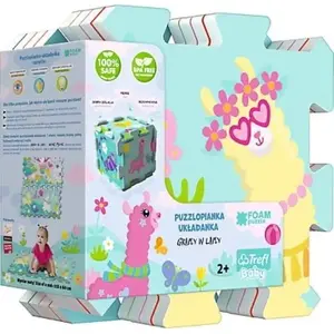 Puzzle board game TREFL Puzzlopianka — Gramy w Lamy (61263) children’s jigsaw