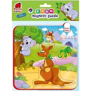 Foam Magnetic Puzzle Roter Kafer RK5010-09 — 'Animals of Australia' children's bath and travel puzzle