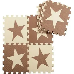 Floor mat ASKATO model 394114 'Gwiazdki' – decorative entrance rug