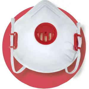 Half-face filtering respirator No name FS-21V FFP2 NR D with exhalation valve (T-9910 Z-21V)