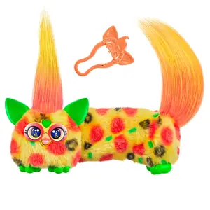 Mīkstā rotaļlieta HASBRO Furby DJ Furblets Pepp-Oh-Roni, interaktīva skaņas figūra, no 6 gadiem, barošanai LR44